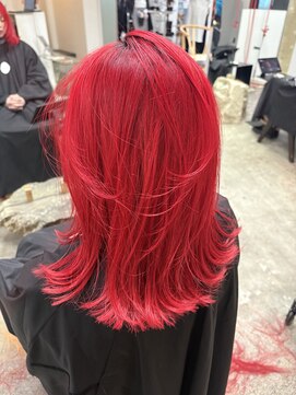 ゾーイダイミョウ(ZOEY daimyo) red/layer cut