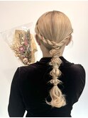 綺麗め編みおろしスタイル