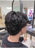 メンズ緩めパーマ