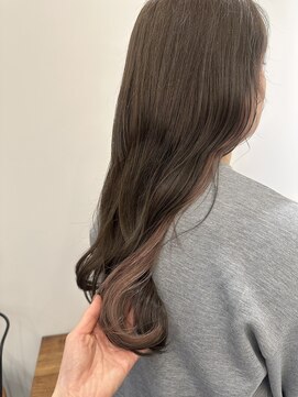 リリアーナ(LILIANA) 池袋 インナーカラー 髪質改善 ケアブリーチ ベビーピンク♪