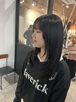 アットラップレーヴ(attrape-reve)&nbsp;ブルーブラックなコリアンレイヤー