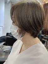 ハーツ(Heart's) 白髪ぼかし/イメチェンヘアスタイル/前髪カタログ/ショートボブ