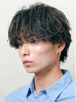 レタッチ バイ フィフス 天神大名(RETOUCH by fifth)&nbsp;福岡天神ゆるめシャドウパーマメンズマッシュウルフカット緩め