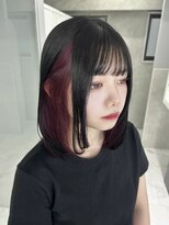 スウィープ(sweep)&nbsp;【sweep_shizuna】インナーカラー/デザインカラー/ブリーチ/福岡