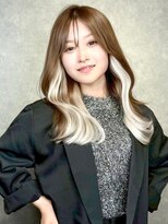 エクステ専門店あるじゃんすー 小倉店&nbsp;オリーブグレージュ×ホワイト