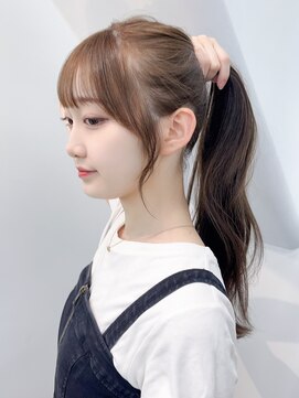 アルバム 渋谷パルコ(ALBUM) 顔周りレイヤー前髪カットおくれ毛韓国ヘア_F40262