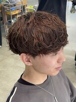 フィフス 天神大名(fifth) 天神シャドウパーマッシュウルフツイストスパイラルパーマ30代