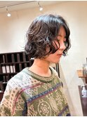 ボブパーマ×ニュアンス