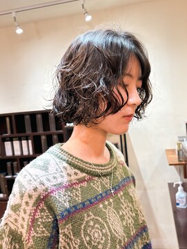 ボブパーマ×ニュアンス