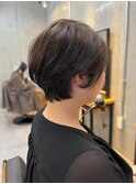 髪質改善、髪質改善カラー、白髪ぼかし、ショート、ボブ