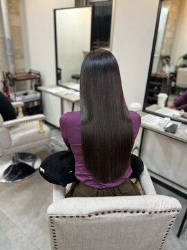 ハル 新宿(haru) 乾かしたのみの仕上がり/美髪矯正