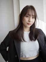 ヌヌ 渋谷 原宿 明治神宮前(nunu)&nbsp;レイヤーカットウルフカットボブグレージュオリーブべージュ