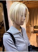 天神で叶うハイトーンボブ