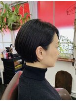 ヘアー ステア(hair stare)&nbsp;重さのあるベーシックなボブ♪　黒髪　20代　30台　40代　50代
