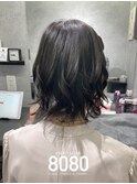 ボブ巻き髪