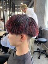 ゴールド 京都(GOALD) 赤黒ハイライト