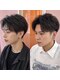 FIGARO MEN'S -UMEDA-【メンズアイブロウ/眉毛/ブリーチ/メンズカット/パーマ】の写真/メンズカジュアルヘアで第一印象をアップ！似合うスタイルで清潔感ある好印象へ導く◎