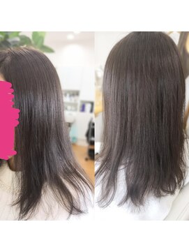 ヘア サロン ミンティア(HAIR SALON MINTIA) イルミナカラーオーシャンの透明感