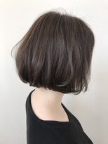 ポンテロッソ 荒江店(ponte rosso)&nbsp;【ase.】ナチュラルボブ×アッシュグレー　ニュアンスカラー