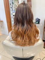 アッシュ 二子玉川店(Ash)&nbsp;【グラデーション】ケアブリーチ×イルミナカラー　ベージュ
