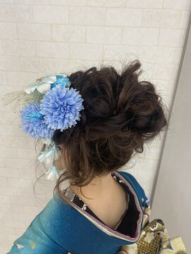 サロン Salon アイ アート サイドアップおだんご