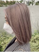 Y107_ 大人っぽ グレージュ ブリーチ1回~