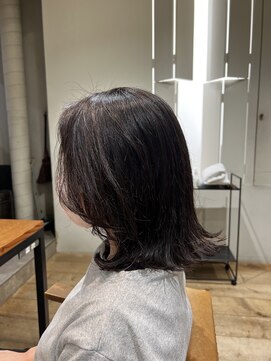 クローゼット 新宿(closet) 外ハネボブ/ペールベージュ[髪質改善/ヘッドスパ白髪染め/新宿】