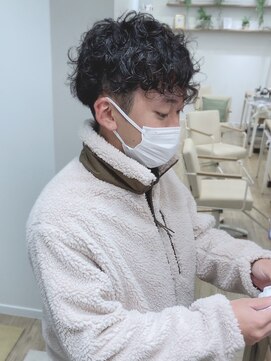 モリオフロムロンドン 松戸店(Morio from London) 【松戸 岩口】ツイスパーマツーブロックマッシュショート