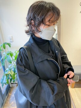 メルト 吉祥寺(melt) 高塚/20代30代大人ウルフボブパーマ小顔くせ毛風パーマ