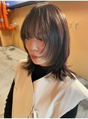 saraju ヒラノ　顔回りレイヤー　ウルフ　ミディアム