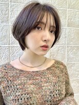 ビュートリアム 南青山(BEAUTRIUM)&nbsp;王道ひし形ショートボブ　くびれショート　韓国シースルーバング