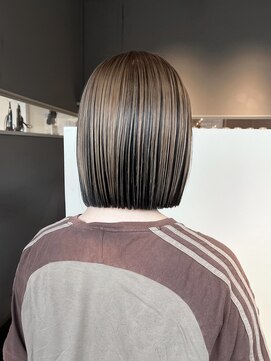 ヘアーエスクールシーユー 枚方T-SITE店(hair S.COEUR×Cu) ボブ