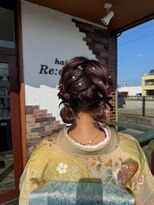ヘアー リードレス(hair Re:dress)&nbsp;大人可愛い和装アップスタイル