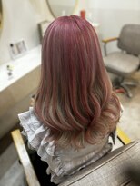 ラビス クローバー(Lovis clover)&nbsp;イメチェンヘアスタイル　アンブレラカラー　前髪カタログ