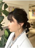 お呼ばれヘア