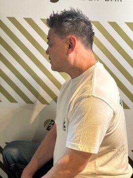 バーバーバー アカバネ(BARBER-BAR AKABANE) イケオジのアップスタイル毛流れオールバック#2