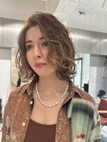 カリファ 田町(KHALIFA)&nbsp;ケアブリーチ/ダブルカラー/ボブ/ハイライト/デザインカラー