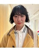 心斎橋　フレンチボブ　くせ毛風パーマ　10代20代30代40代