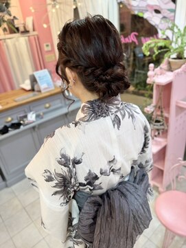 ミーネピンク 行徳店(Miene Pink) ヘアセット＊浴衣着付＊ゆかた＊小顔ヘアアレンジ