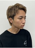 ミルクティーベージュ ナチュラルアップバング