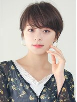 ルアン 大分駅店(ruen)&nbsp;ショートカットショートヘア大分美容室30代40代50代ショート面長