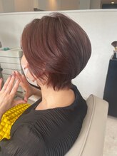 トゥットヘアー(Tutto hair) 30代40代50代愛されショートピンクブラウンチョコレートブラウン