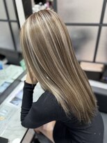 ラムシェール(LamChele)&nbsp;【lamchele】ミルクティーグレージュ×コントラストハイライト