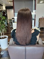 ライオンハート 長命ケ丘店(Lion Heart)&nbsp;マットブラウンのローレイヤースタイル