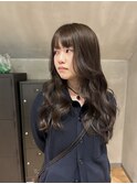 〈透け感アッシュベージュ〉