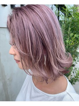 スリーバイベルベット(THREE...by velvet) ペールピンク