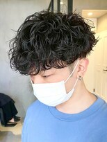 エリマ 横浜西口(elima) 横浜西口スペインカールスパイラルパーマフェードフリンジカット