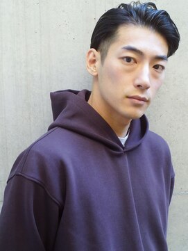 レジュアル(RESSUAL) スーツ短髪ツーブロック束感モテる黒髪シークレットパーマ流行