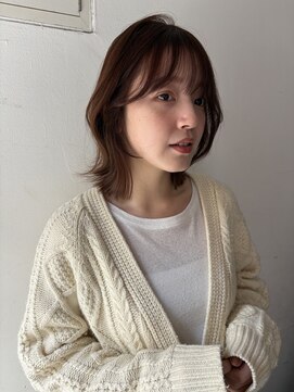 ヘアーアンドファッションシオミエイチ (hair&fashion shiomi H) 外はねボブ☆=