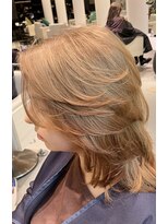 ステア ケース(stair case) ハイトーン ミルクティーカラー